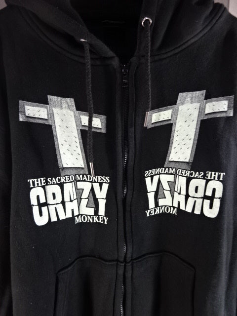 直筆サイン入り】葛西純 CRAZY TILL DEATH ジップパーカー①