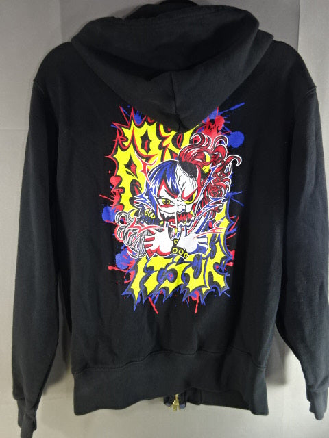 Aoki Tokiki Zip hoodie  (2) (Black)