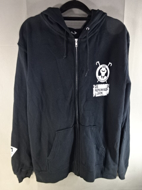 L.I.J. Zip hoodie (6)(2020 / Black×White)