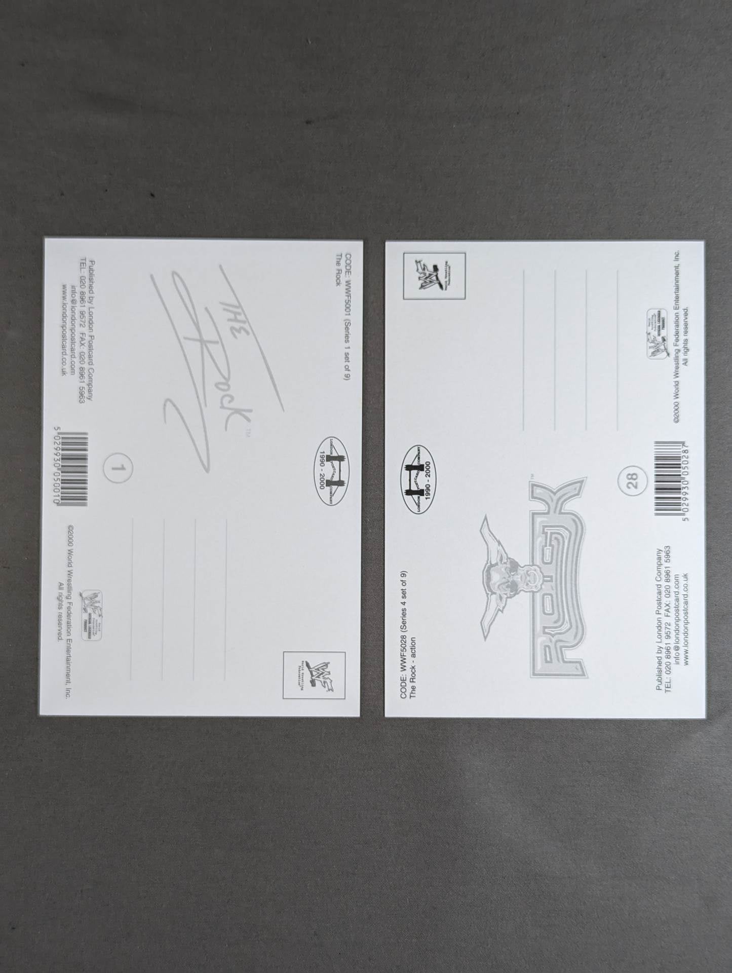 The Rock Postcard Set