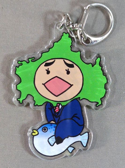 【Hand signed autograph】Yuji Kumagawa 【Hand signed autograph】 Illustration acrylic keychain