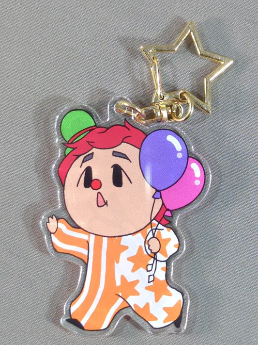 【hand signed autograph】 Yasufumi Nakanoue  Circus Acrylic Keychain