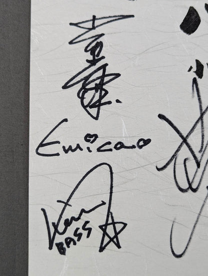 大仁田バンド メンバー6名サイン寄せ書き(厚紙)