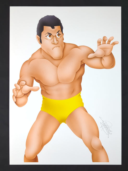 ★ Nagatoshi Sakai Original work ★ "Burning Fighting Spirit" Antonio Inoki 
