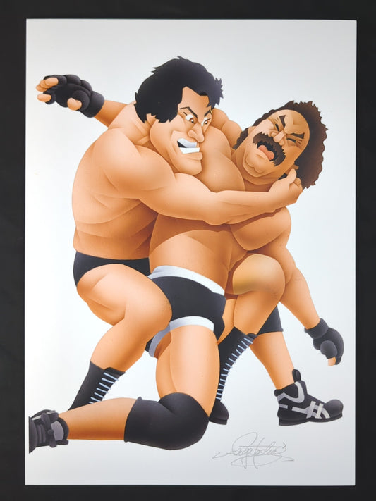 ★ Nagatoshi Sakai Original work ★ "Burning Fighting Spirit" Antonio Inoki 