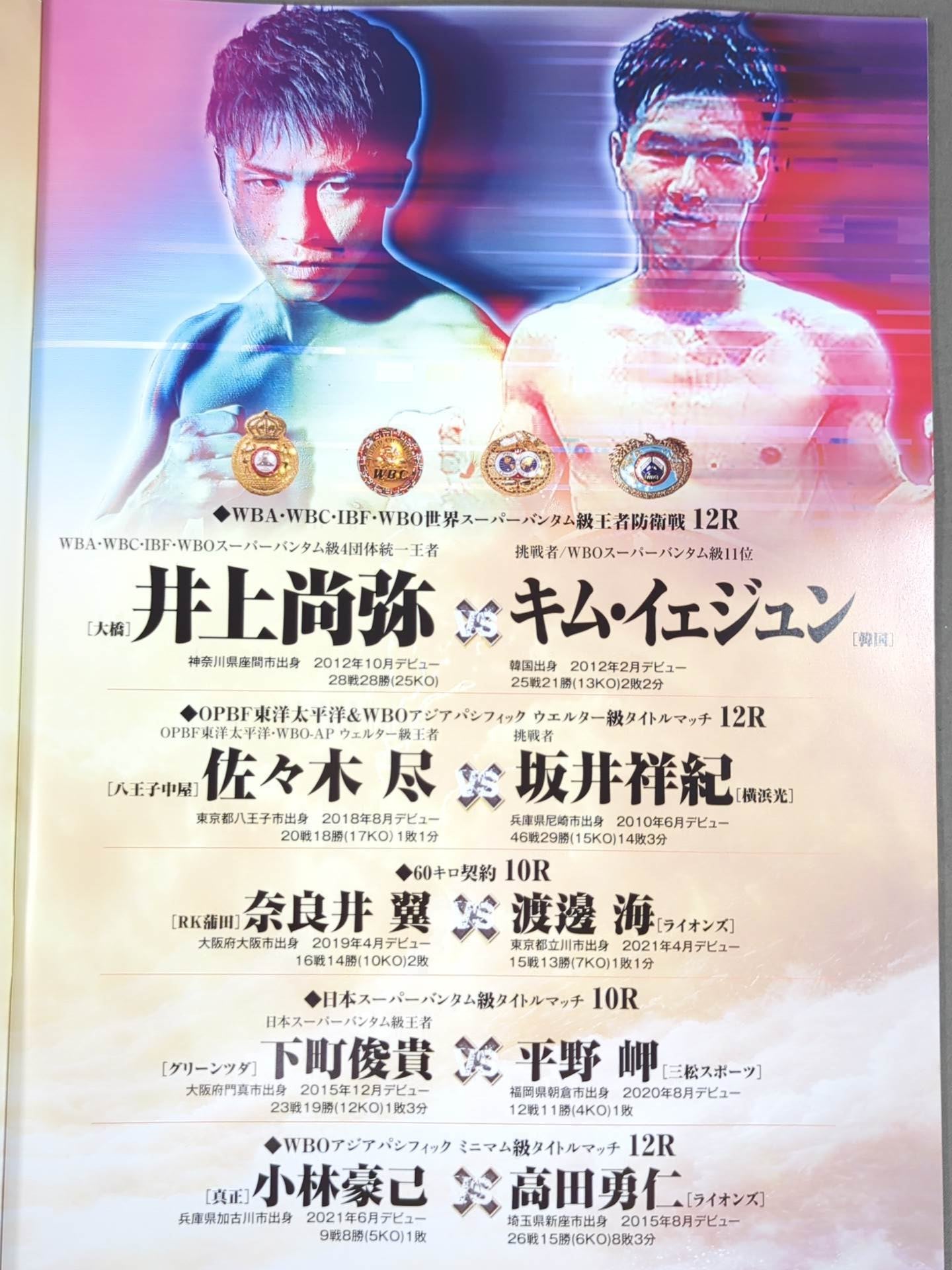 井上尚弥vsキム・イェジュン – 闘道館