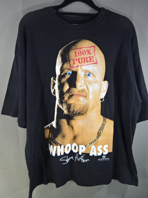 Stone Cold Steve Austin 100% PURE WHOOP ASS T-SHIRTS(2)