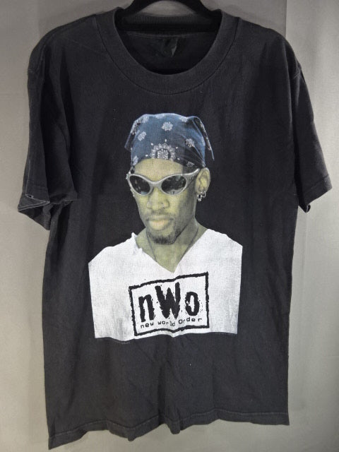 nWo Dennis Rodman Picture T-Shirt (1) (Black)