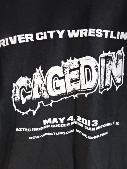 RIVER CITY Wrestling  CAGEDIN MAY 4.2013 T-shirt