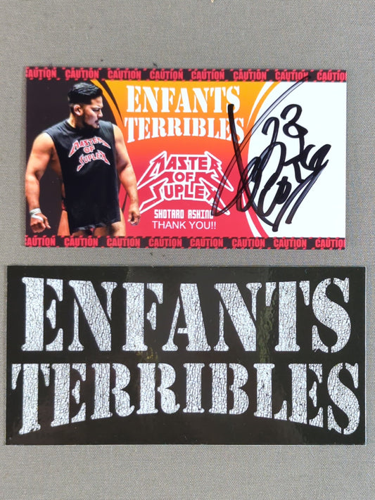 [Shotaro Ashino  hand signed autograph ENFANT'S TERRIBLES Sticker Set