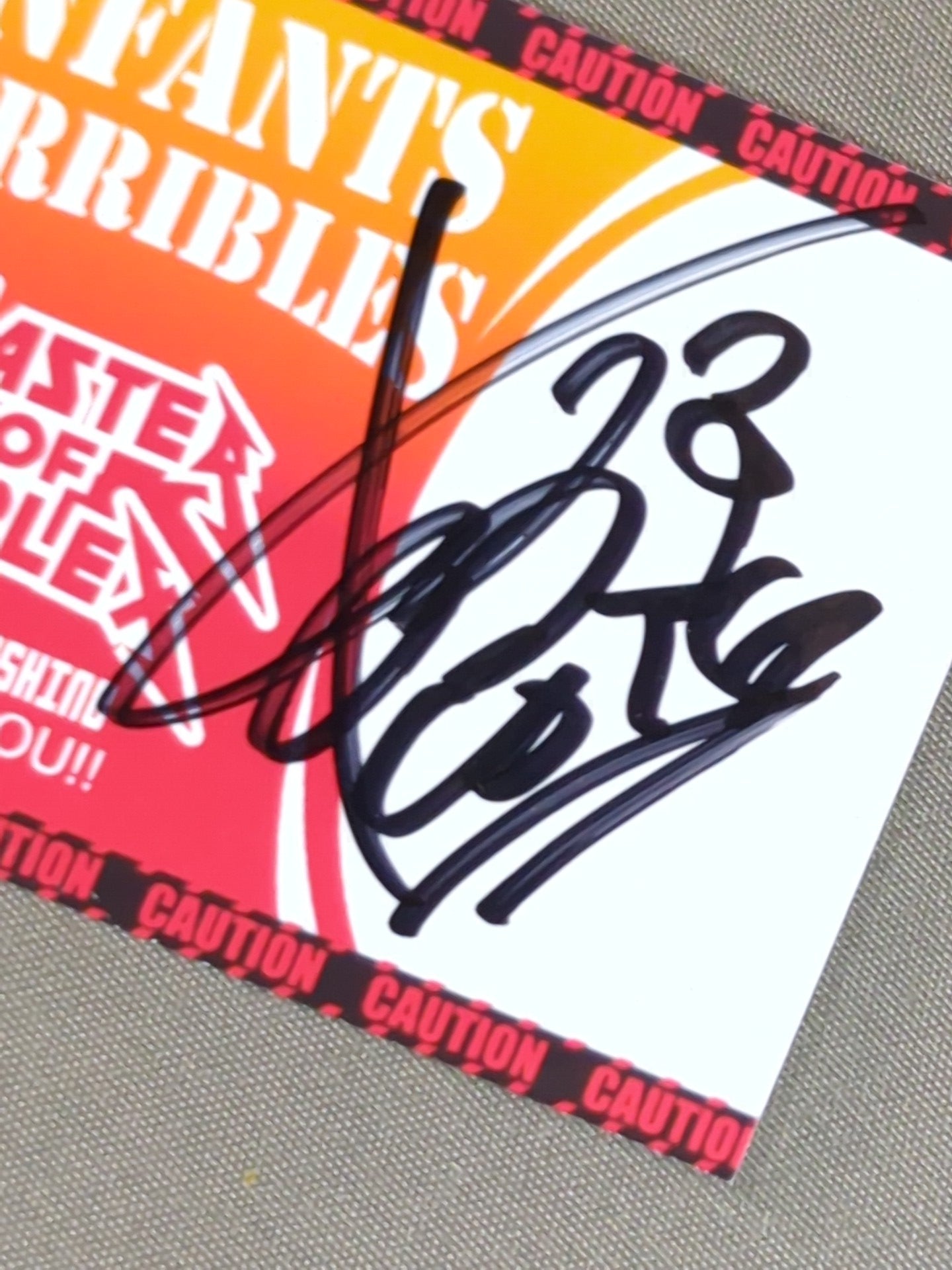 [Shotaro Ashino  hand signed autograph ENFANT'S TERRIBLES Sticker Set