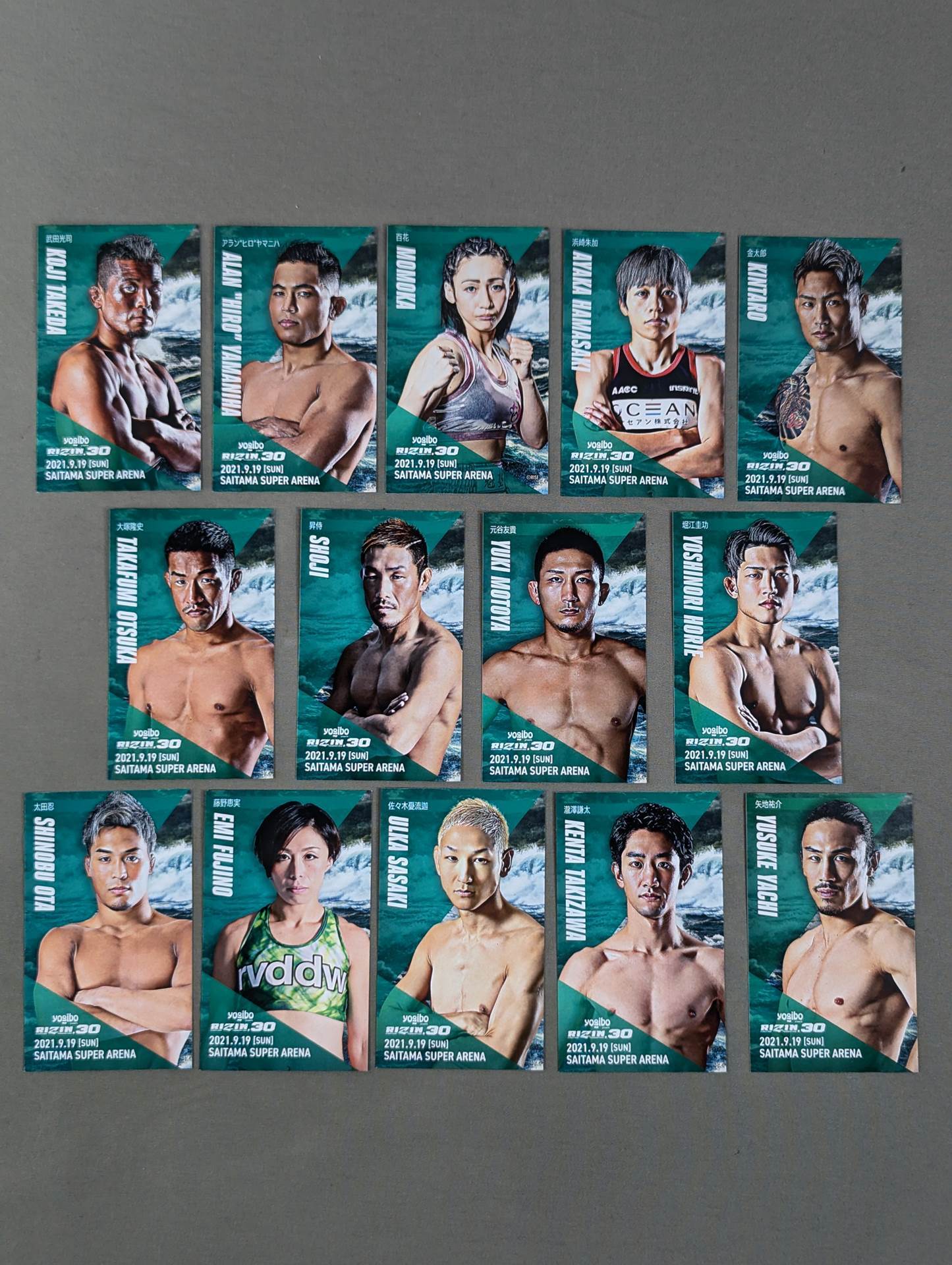 RIZIN.30 Business Card Set