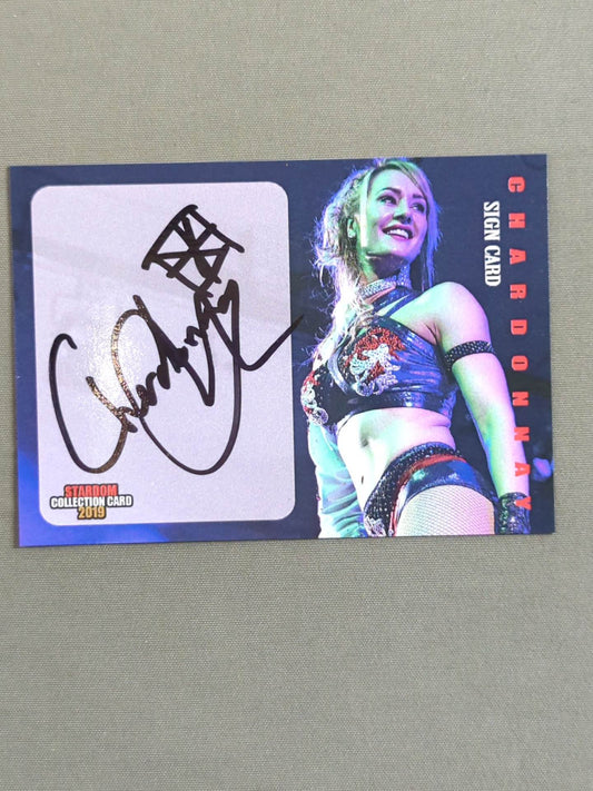 2019 STARDOM COLLECTION CARD シャーダネー 公式サインカード