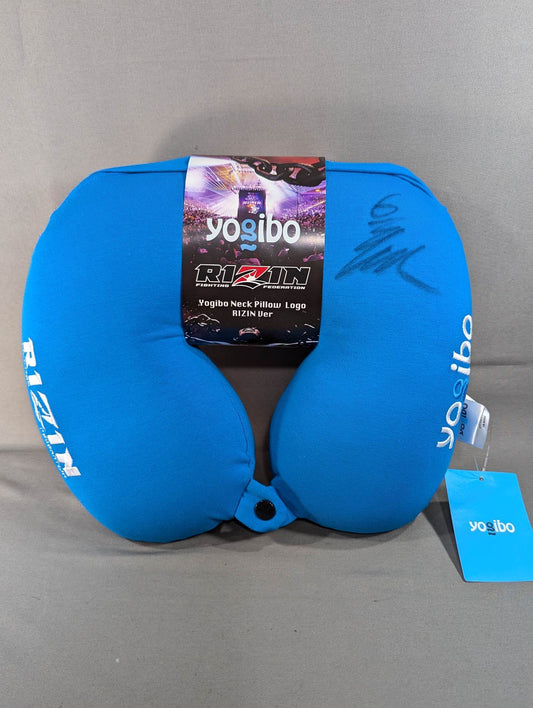 【Emperor hand signed autograph 】Yogibo x RIZIN Original Neck Pillow