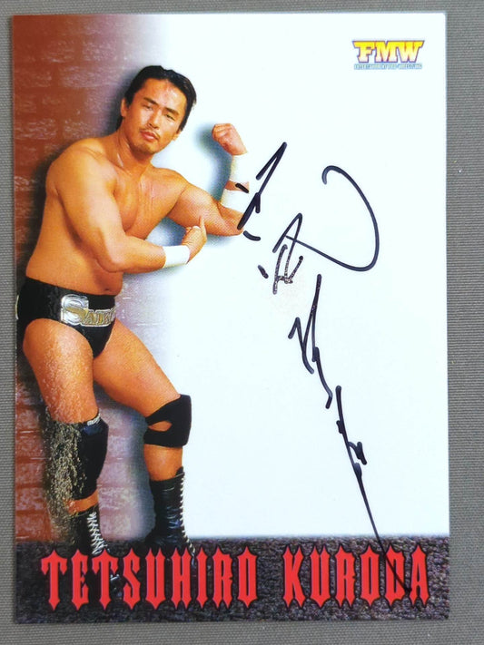 2000 Sakurado Tetsuhiro Kuroda  Official autographed card 