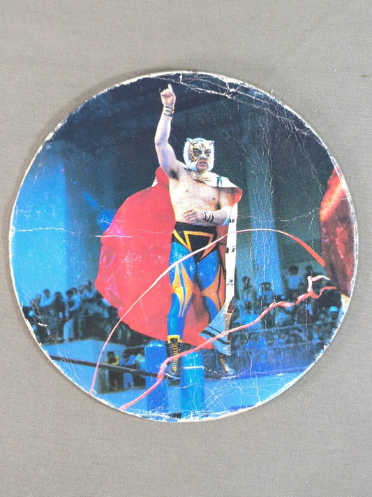 ★80's Original First Tiger Mask ★ Large Format Menko
