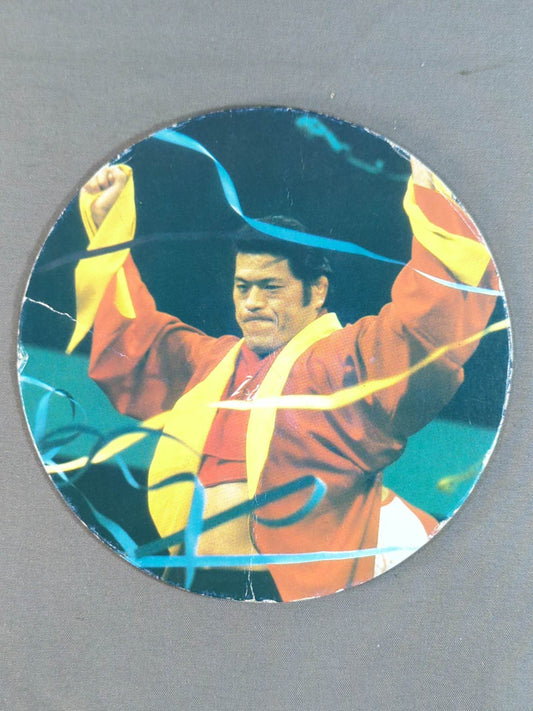★80s Original ★ Antonio Inoki  大判めんこ