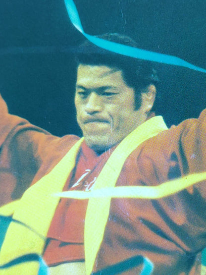 ★80s Original ★ Antonio Inoki  大判めんこ