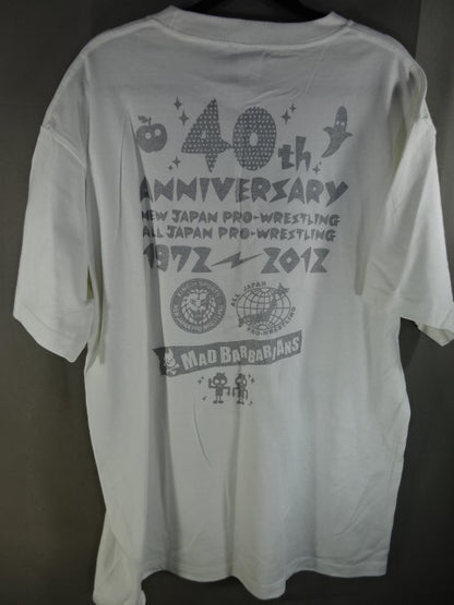 新日本プロレス＆全日本プロレス×MAD BARBARIANS  創立40周年記念 Tシャツ