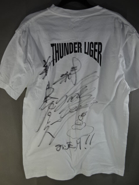 【直筆サイン入り】獣神サンダー・ライガー WORLD LEGEND(2018) Tシャツ