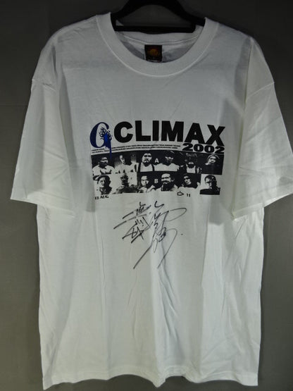 【西村修 直筆サイン入り】G1 CLIMAX 2002 Tシャツ