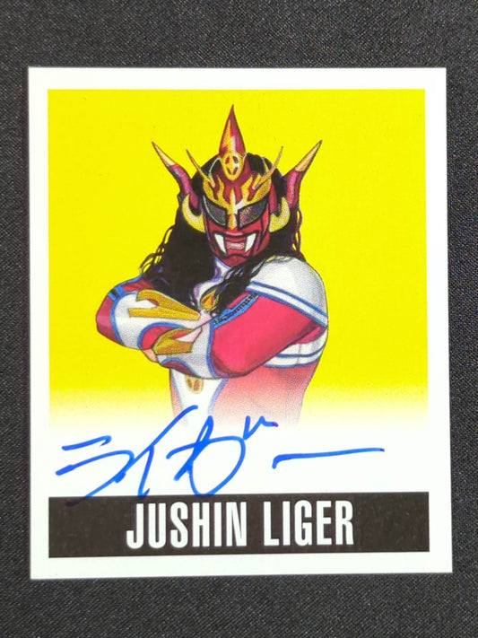 ★2014 LEAF ORIGINALS Wrestling ★ Jushin Thunder Liger  Official Autographed Card