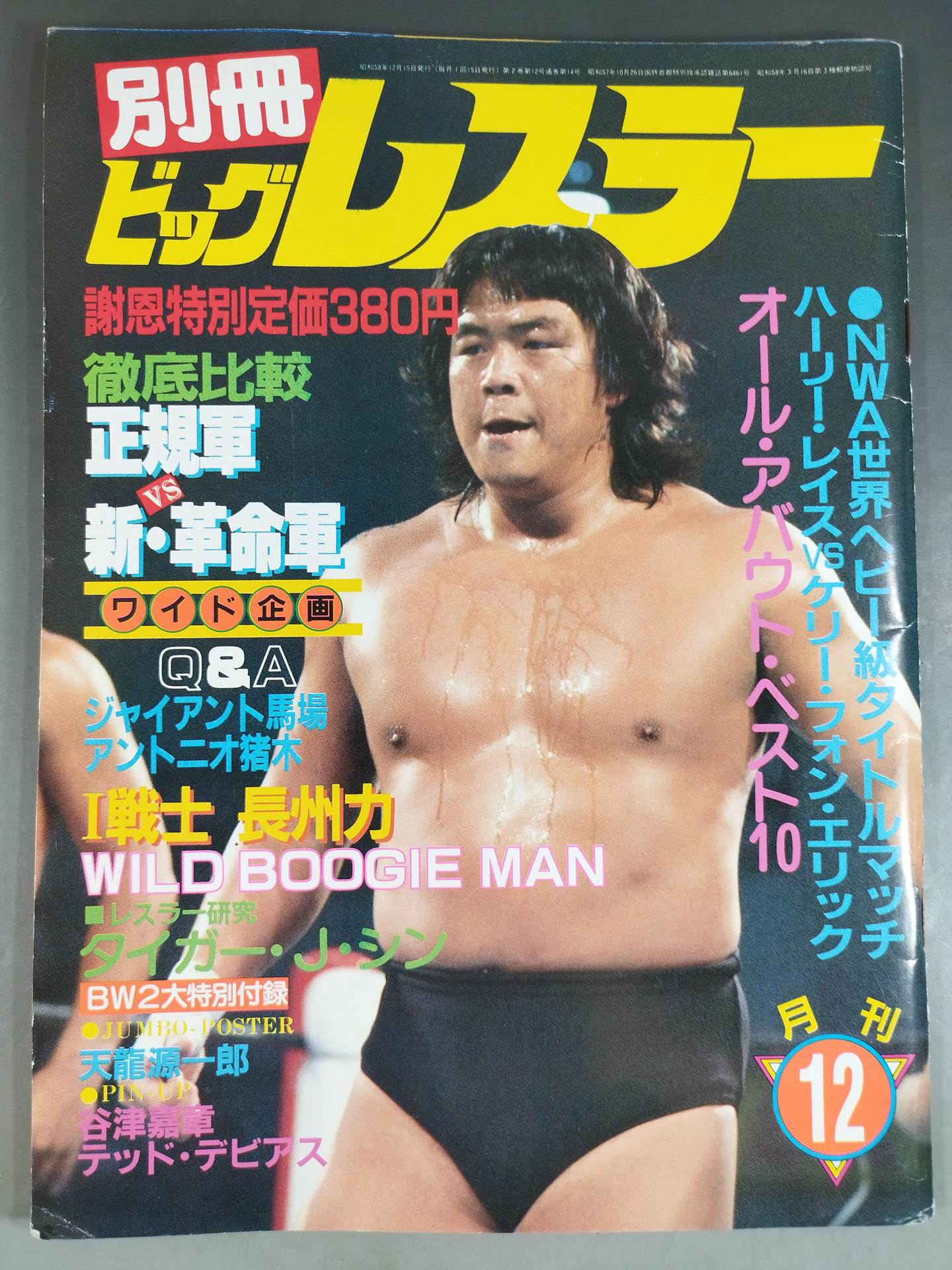 Big Wrestler Monthly December 1983 Supplement