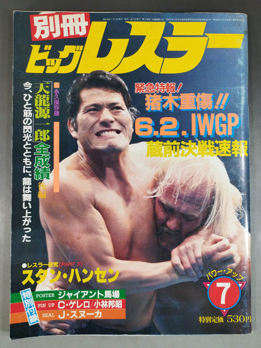 月刊ビッグレスラー 1983年7月号別冊