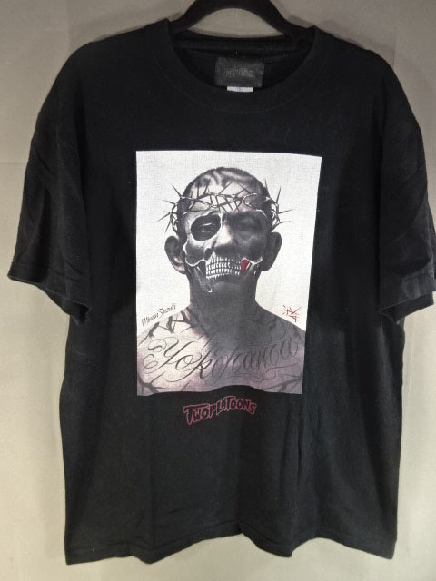 鈴木みのる×TWOPLATOONS コラボレーション Tシャツ①(ブラック)