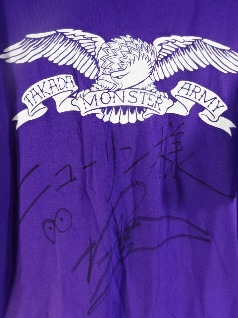 【ニューリン様 直筆サイン入り】高田モンスター軍 Tシャツ①(ブラック)