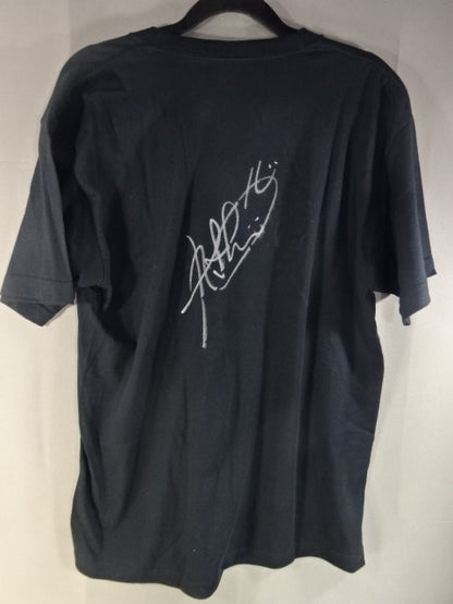 【直筆サイン入り】旭志織 SUPER HERO Tシャツ①(ブラック)