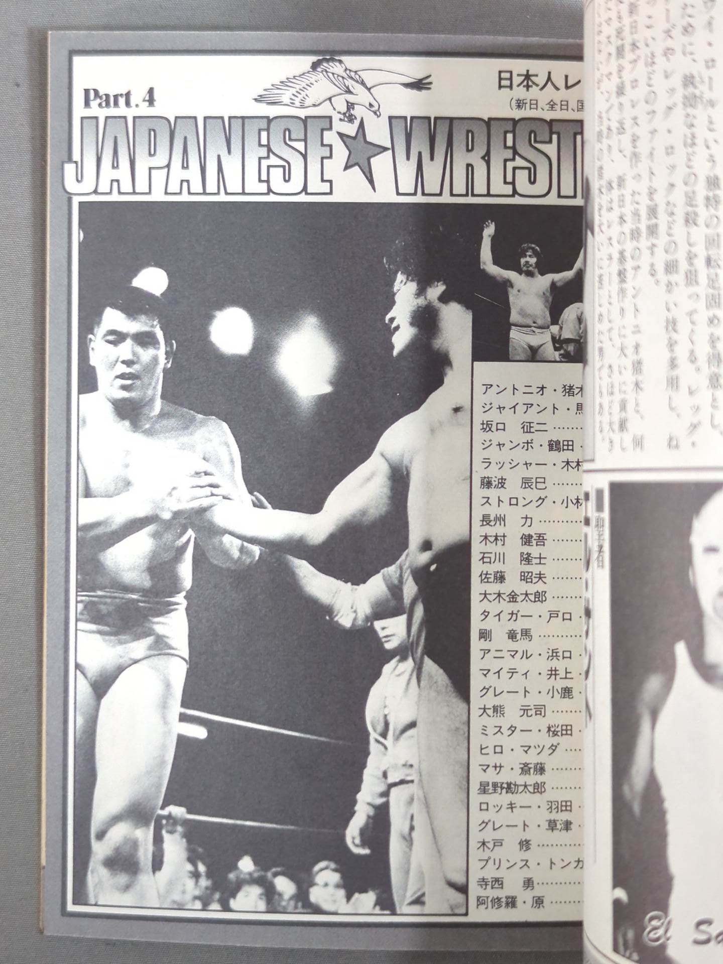 82 Edition Wrestler Directory / BEST FIGHTERS