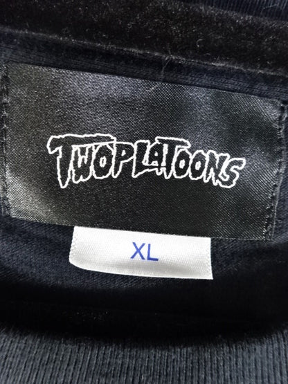 【直筆サイン入り】鈴木みのる×TWOPLATOONS コラボレーション Tシャツ①(ブラック)