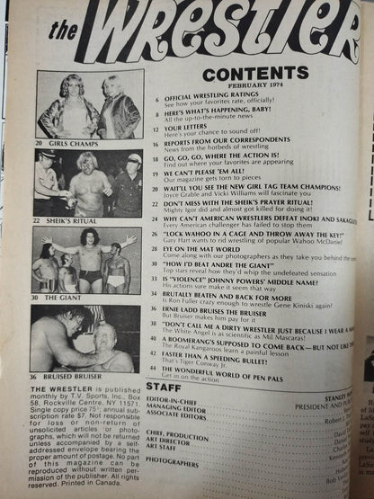 THE Wrestler 1974年2月号