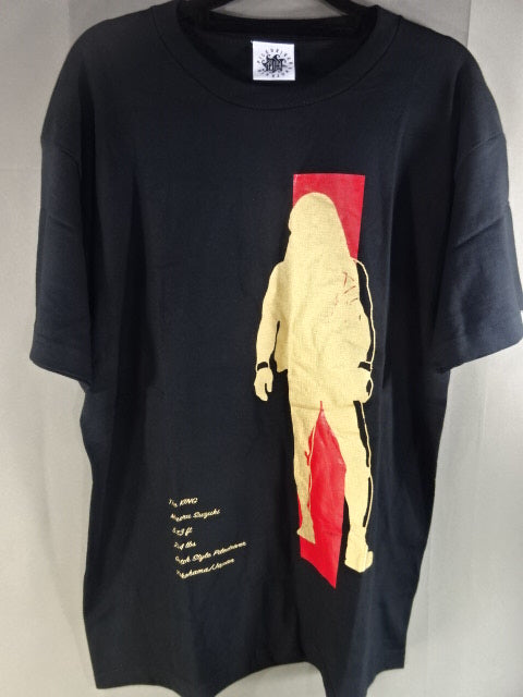 Minoru Suzuki RED LINE Oatmeal T-shirt (1) (Black)