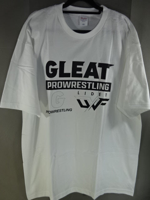 GLEAT  Logo T-shirts (2) (White)