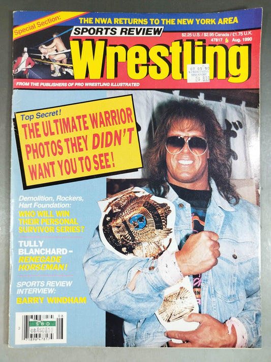 SPORTS REVIEW Wrestling 1990年8月号