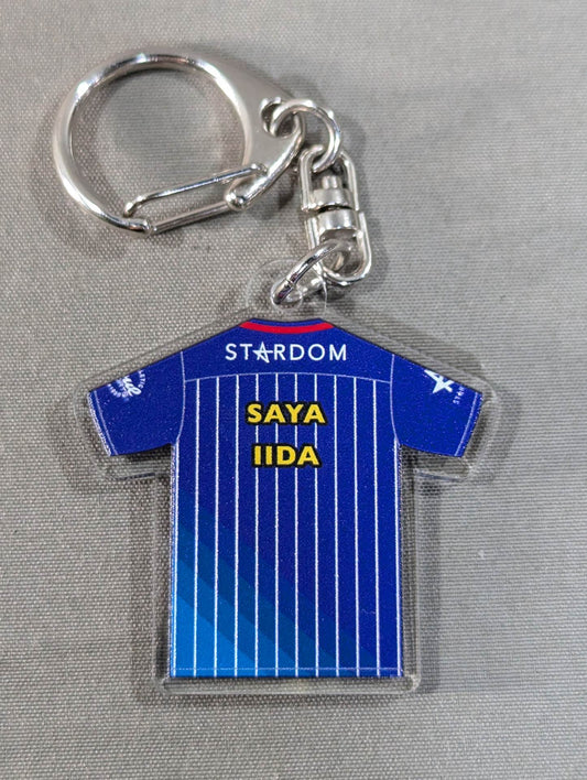 ★STARDOM×TOWER RECORDS★ Saya Iida  T-Shirt Acrylic Keychain