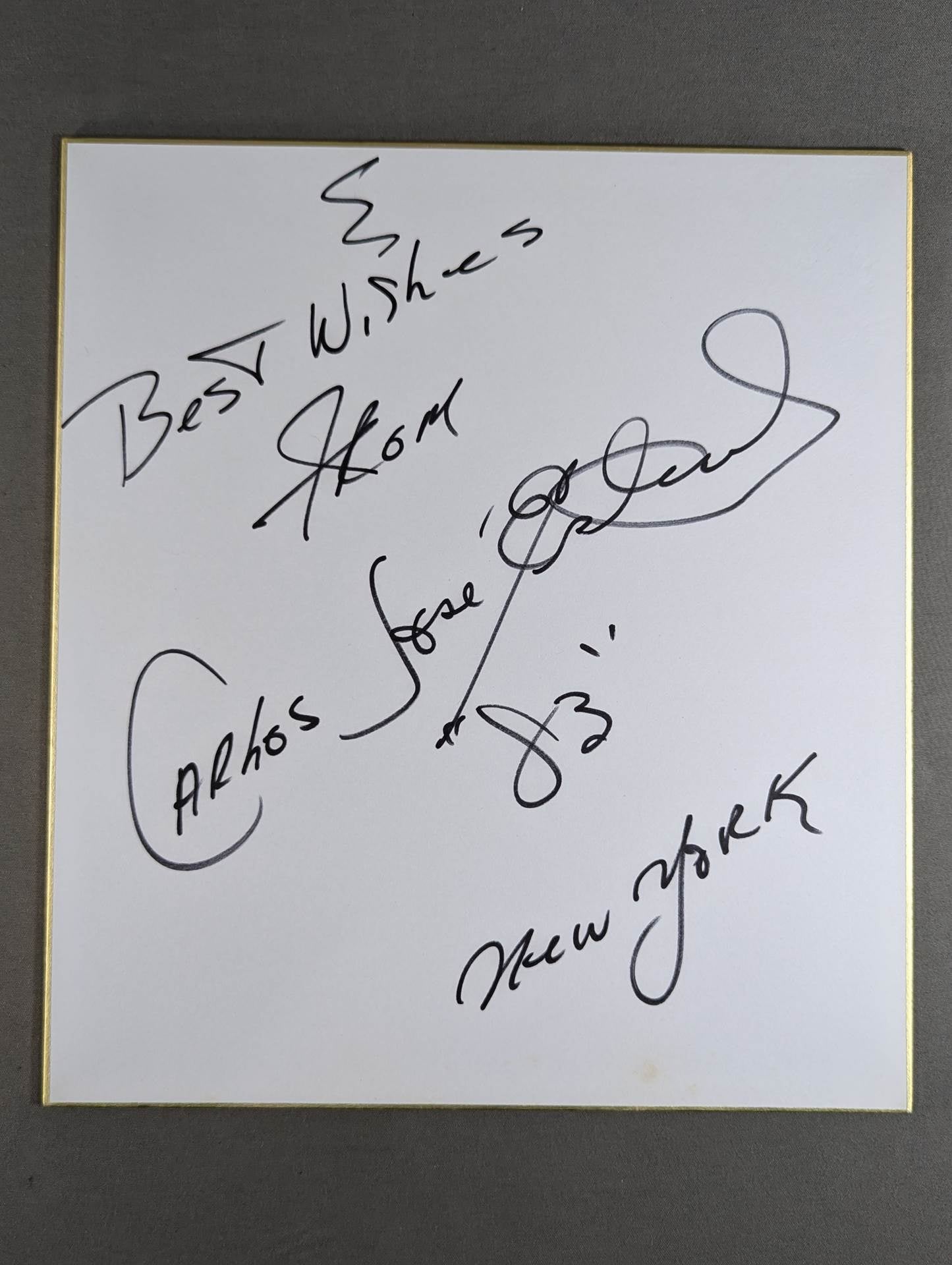 皇治 サイン入りフライヤー [ec-limited]-[ob-match]-signed