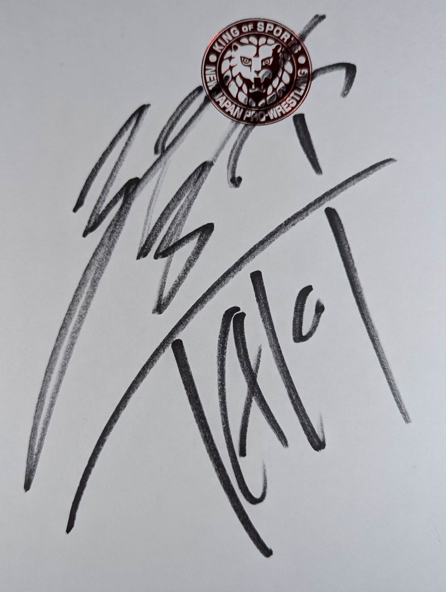 Taichi  (Lion Mark ) Shikishi ( Autograph board ) )