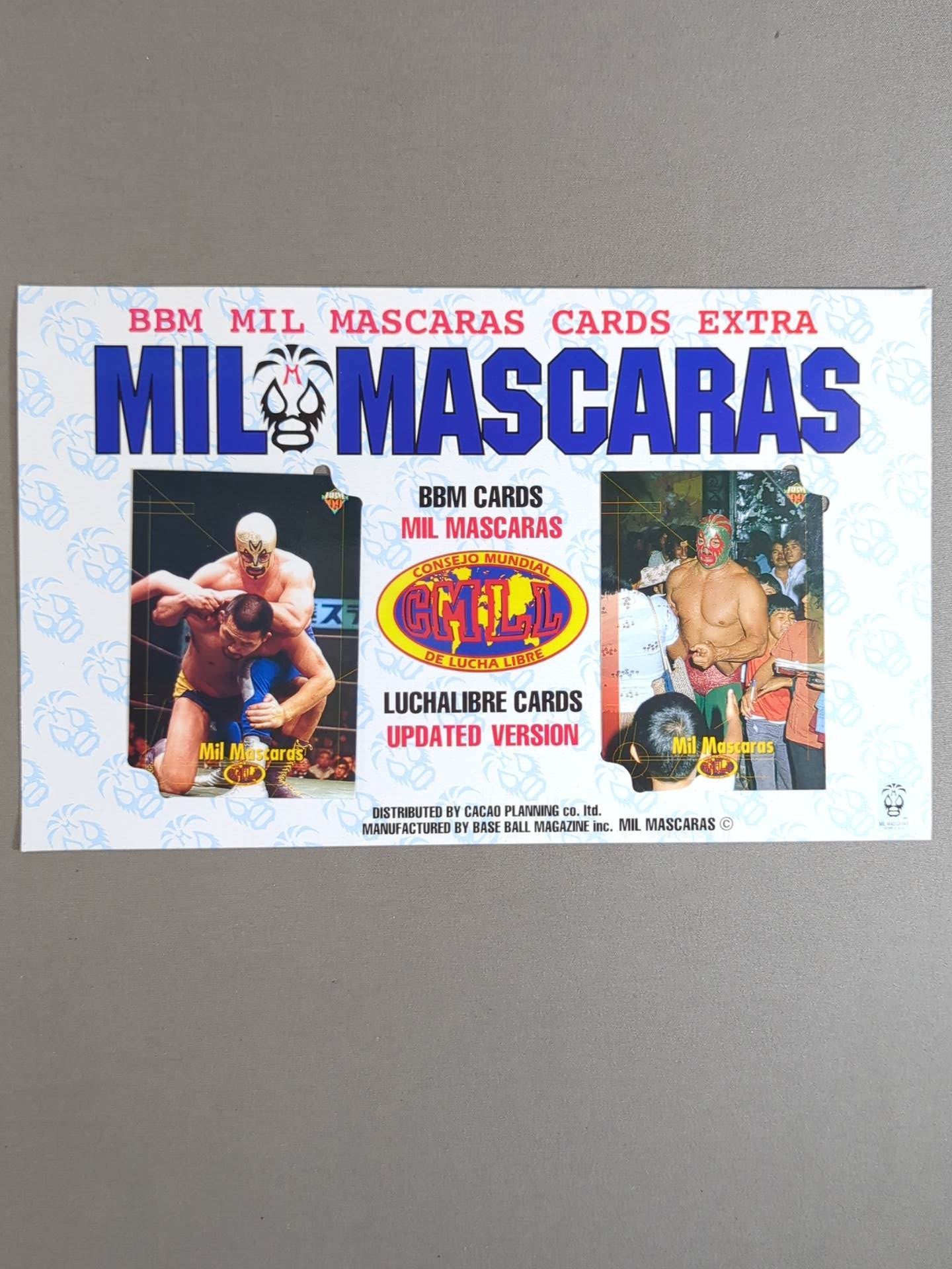 全日本プロレス∕ミニカード∕No.20∕ミル・マスカラス∕昭和レトロ∕希少 ☆ミル・マスカラス トレカ付☆ 1998 BBM CMLL ルチャリブレ