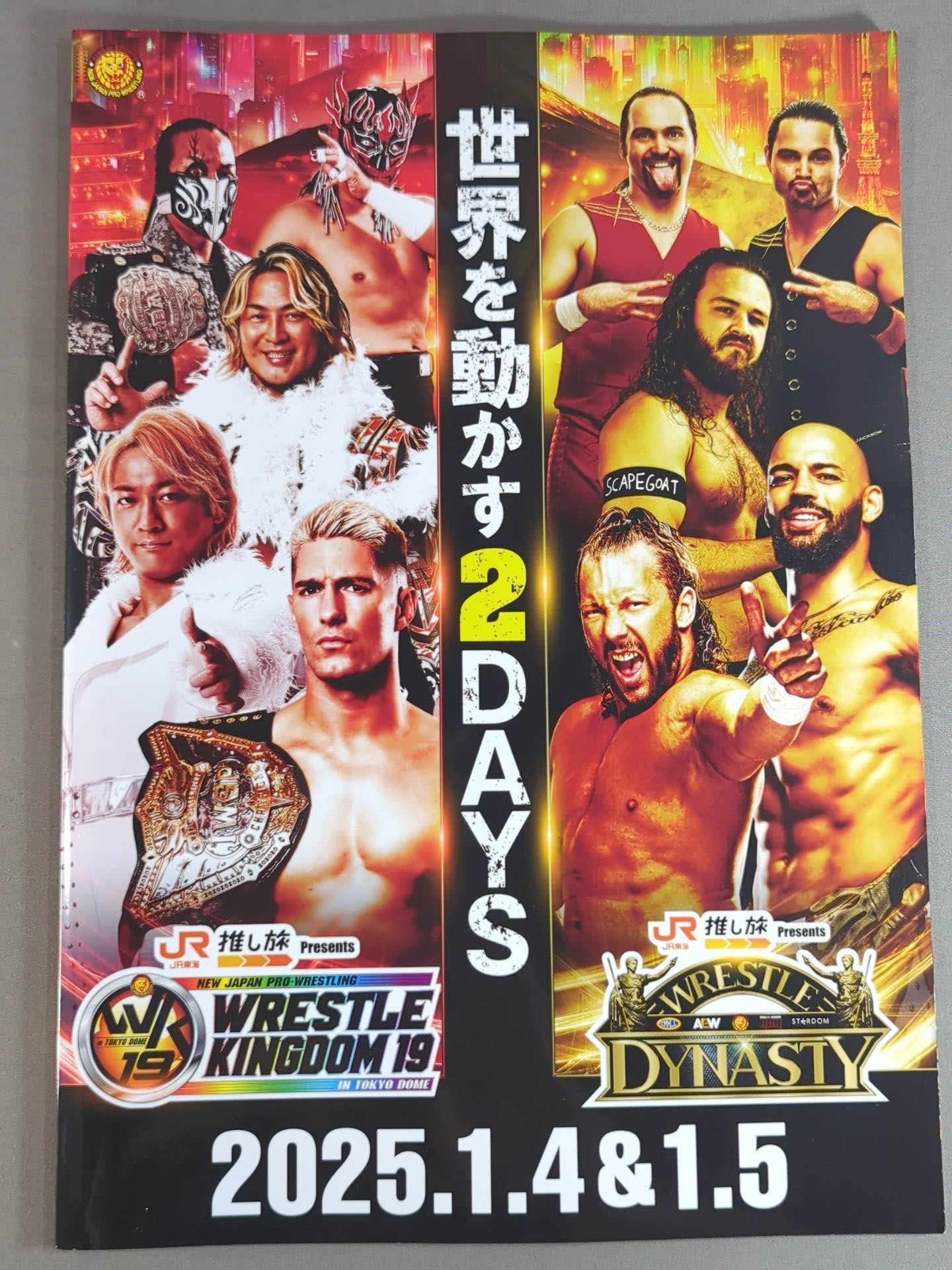 新日本プロレス WRESTLE KINGDOM　プロレス　レッスルキングダム WRESTLE KINGDOM 19 in 東京ドーム