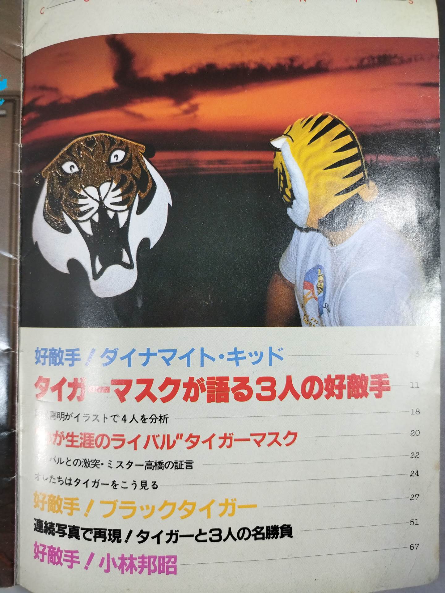 Pro Wrestling  Album 31 Tiger Mask and 3 Friendly Moves
