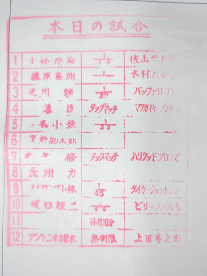 ★ Inoki vs Ueda Nail Board Death Match ★78 New Year Golden Series