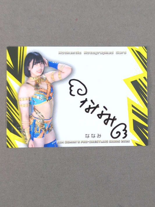 2025 BBM Nanami Official Autographed Card