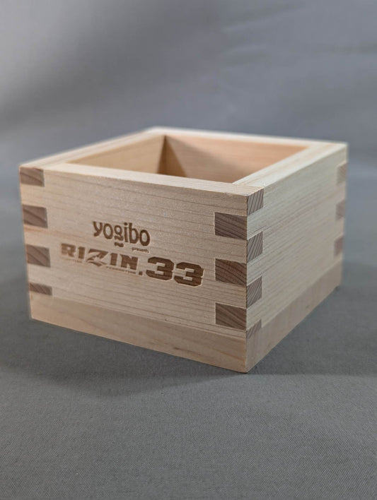 ★RIZIN.33★ MASU (square wooden cup)