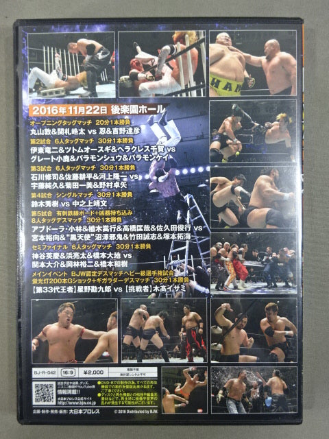 (11)BJW 11/22 Korakuen Hall  2016