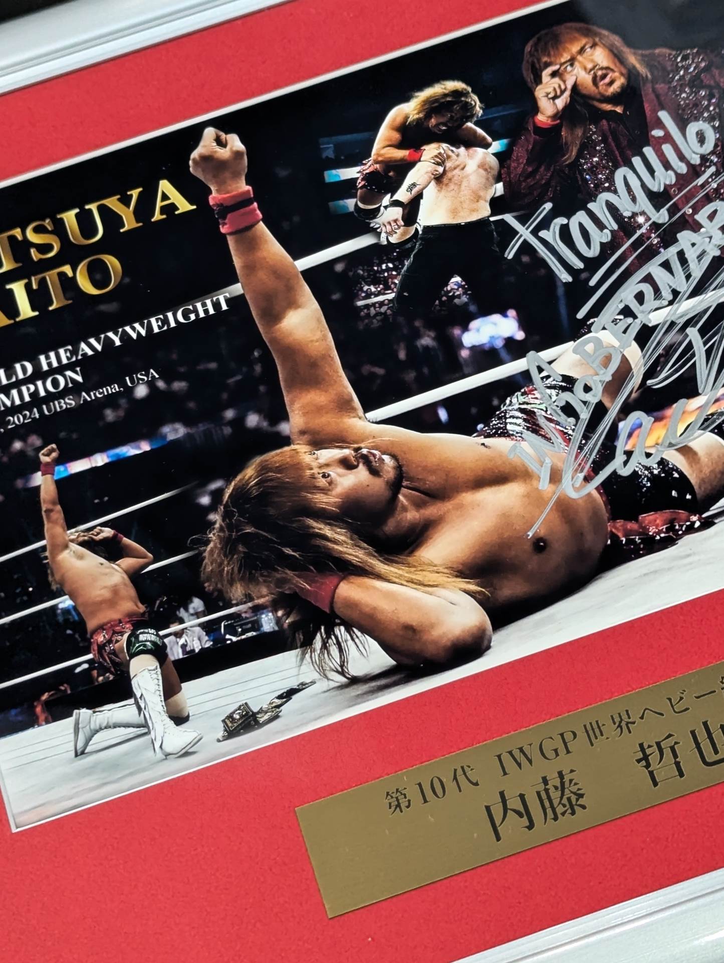 人気TOP 新日本プロレス アクリルブロック 2024.6.30. IWGP世界