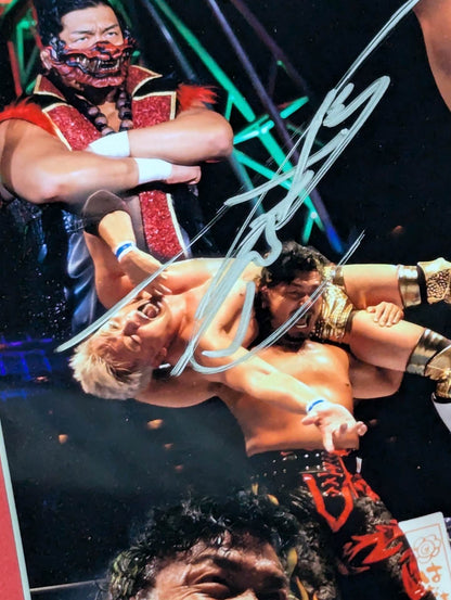 ★IWGP World Heavyweight Title First Crowned ★ Shingo Takagi  hand signed autograph Photo Frame