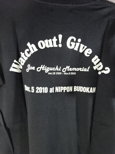 ジョー樋口 追悼興行 非売品限定 Tシャツ